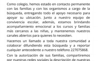 INFORMACIÓN IMPORTANTE
