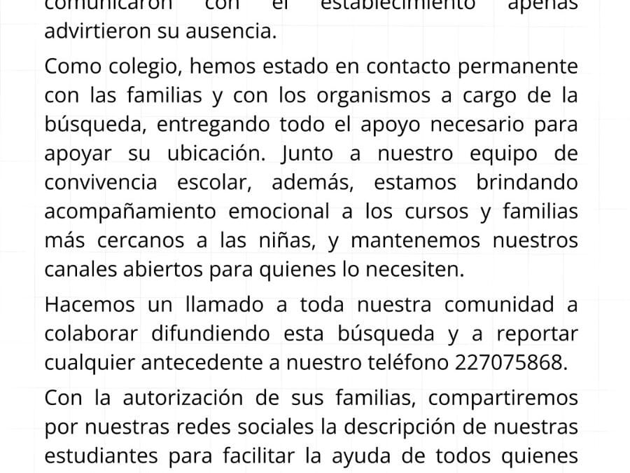 INFORMACIÓN IMPORTANTE